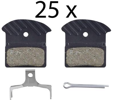SHIMANO j05a-rf resin ice-tec disc brake pads (25 workshop pack)