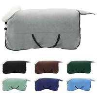 VidaXL Paardendeken volledig donkergroen 155 cm polar fleece - thumbnail