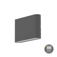 LED Wandlamp Callisto Antraciet - Kleur instelbaar - 6 Watt - IP65 - thumbnail