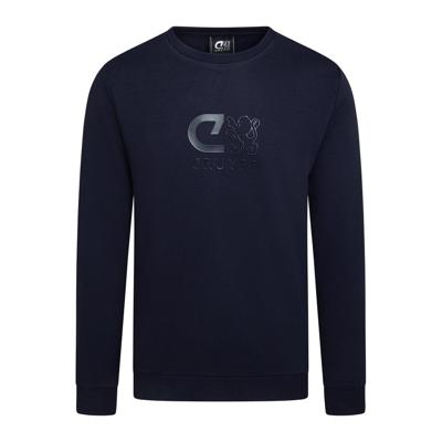 Cruyff Classic Crew Sweater Donkerblauw Cruyff Classic Crew Sweater Donkerblauw