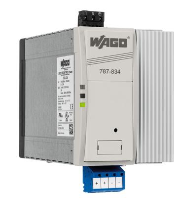 WAGO 787-834 DIN-rail netvoeding 24 V/DC 20 A 480 W Aantal uitgangen:1 x Inhoud 1 stuk(s)