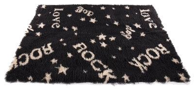 Martin vetbed rock zwart / beige gerecycled