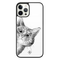 iPhone 12 Pro glazen hardcase - Peekaboo - thumbnail