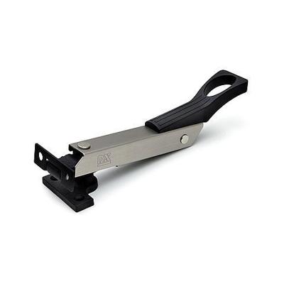 DX Raamuitzetter wegdraaibaar zwart/RVS