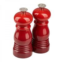 LE CREUSET - Le Moulin - Set van 2 mini molens Kersenrood - thumbnail