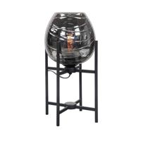 Highlight TafellampFantasy zwart frame met glas - T1045.01 + G2040.19 - thumbnail