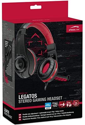 Speedlink Legatos Stereo Gaming Headset (Zwart)