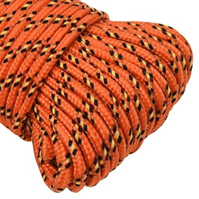 VidaXL Boottouw 3 mm 100 m polypropyleen oranje