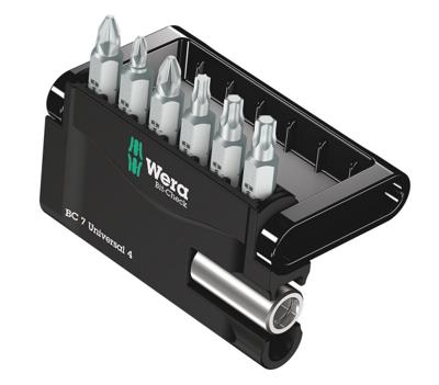 Wera Bit-Check 7 Universal 4 05135810001 Bitset 7-delig Kruiskop Phillips, Kruiskop Pozidriv, Binnen-Torx Wera Bit-Check 7 Universal 4 05135810001 Bitset 7-delig Kruiskop Phillips, Kruiskop Pozidriv, Binnen-Torx