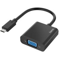 Hama Video-adapter, USB-C-stekker - VGA-aansluiting, Full-HD 1080p TV accessoire Zwart - thumbnail