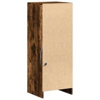 Dressoir met LED 38x34x100 cm bewerkt hout gerookt eikenkleurig - thumbnail