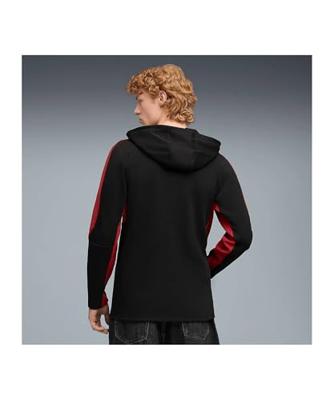 PUMA Galatasaray SK Evostripe Trainingsjack Hooded 2025-2026 Zwart Rood Oranje PUMA Galatasaray SK Evostripe Trainingsjack Hooded 2025-2026 Zwart Rood Oranje