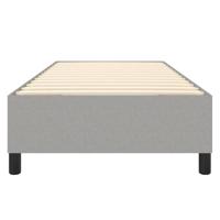 Boxspringframe stof lichtgrijs 90x190 cm - thumbnail