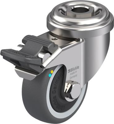 Blickle LRXA-PATH 50KFD-FI-ELS Zwenkwiel met rem Wieldiameter: 50 mm Draagvermogen (max.): 50 kg 1 stuk(s)
