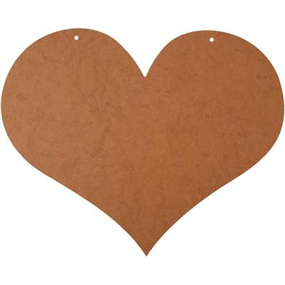 Creativ Company Hart, afm 50x40 cm, dikte 5 mm, 1 stuk