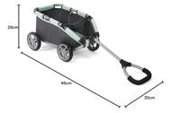 Poppenbolderwagen Skipper - Melange Antraciet Mint - thumbnail