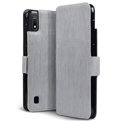 Qubits - slim wallet hoes - Samsung Galaxy A10 - Grijs Qubits - slim wallet hoes - Samsung Galaxy A10 - Grijs