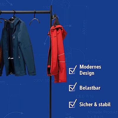 Maul Staande kapstok 9424190 MAULsamba Aantal haken: 10 (b x h x d) 115.5 x 172.5 x 50.8 cm Metaal Zwart 1 stuk(s)