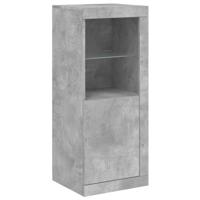 Dressoir met LED-verlichting 41x37x100 cm betongrijs - thumbnail