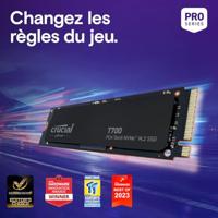 Crucial T700 - Interne SSD - 2 TB - PCI Express 5.0 (NVMe) - thumbnail