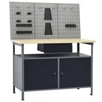 Werkbank met drie wandpanelen - thumbnail