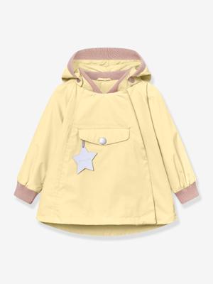 Tussenjas voor babymeisjes MATWAI MINI A TURE pastelgeel