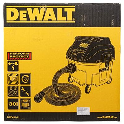 DeWALT DWV901L Nat- en droogstofzuiger 30L Klasse L - thumbnail