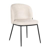 Richmond Eetkamerstoel 'Elvi' Chenille, kleur Beige - thumbnail