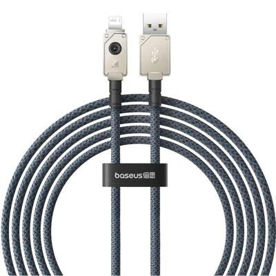 Baseus Unbreakable USB A naar iP kabel 2 m 5V-2.4A Zwart