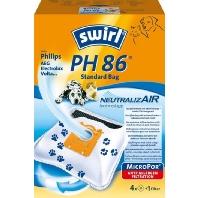 Swirl PH 86 EcoPor Anti Odour Stofzuigerzak 4 stuk(s) - thumbnail