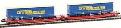 Fleischmann 6660050 N dubbele tasje-draaiwagen T3000e van de DB AG Fleischmann 6660050 N dubbele tasje-draaiwagen T3000e van de DB AG
