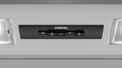Siemens LE63MAC00 Afzuigkap geïntegreerd Zilver