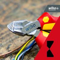 Wiha Afstrip-zijkniptang Professional electric met DynamicJoint® | 160 mm | 6 1/2" | In blisterverpakking - 27431 - 27431 - thumbnail