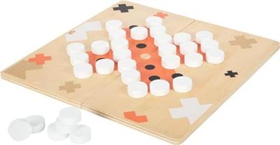 Small Foot - houten solitaire en molenspel gouden editie