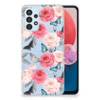 Samsung Galaxy A13 4G | TPU Case | Butterfly Roses - thumbnail