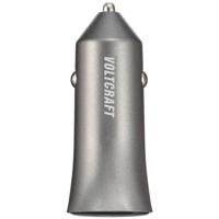 VOLTCRAFT CPS-38W/ 2 VC-RA381 USB-oplader 38 W 1x USB-A, 1x USB-C Zilver-zwart Auto - thumbnail