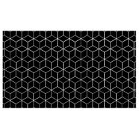 Scanpart inductie beschermmat 90x52 cm zwart/siliconen - thumbnail