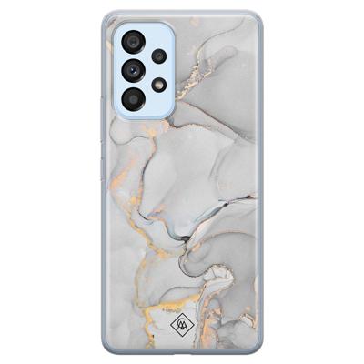 Samsung Galaxy A33 siliconen hoesje - Marmer grijs Samsung Galaxy A33 siliconen hoesje - Marmer grijs