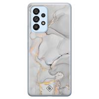 Samsung Galaxy A33 siliconen hoesje - Marmer grijs - thumbnail