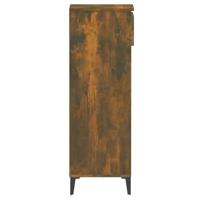 Schoenenrek 40x36x105 cm bewerkt hout gerookt eikenkleurig - thumbnail