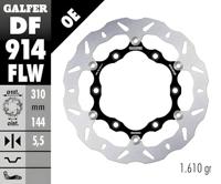 GALFER wave remschijf "df914" rotor brake rotors swimming - thumbnail