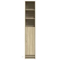 Dressoir met LED 36x32,5x200cm bewerkt hout sonoma eikenkleurig - thumbnail