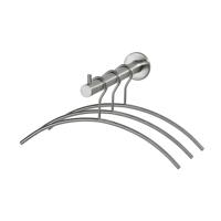 Garderobesteun roestvaststaal geborsteld - thumbnail