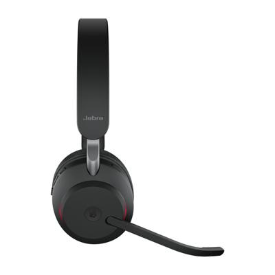 Jabra Evolve2 65 MS On Ear headset Bluetooth Stereo Zwart Volumeregeling, Indicator voor batterijstatus, Microfoon uitschakelbaar (mute) Telefoon - thumbnail