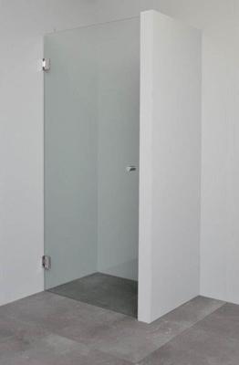 Nisdeur Touch 100X200 cm 8 mm Glas Zonder Profiel Aqua Relax