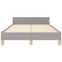 Bedframe zonder matras 120x200 cm stof lichtgrijs - thumbnail