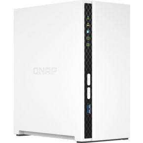 QNAP TS-233 data-opslag-server NAS Tower ARM Cortex-A55 2 GB 0 TB QNAP QTS Wit
