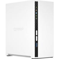 QNAP TS-233 data-opslag-server NAS Tower ARM Cortex-A55 2 GB 0 TB QNAP QTS Wit - thumbnail