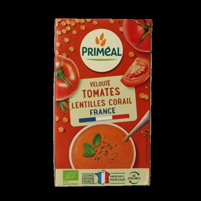 Primeal Veloute gebonden soep tomaat linzen bio 1 Liter