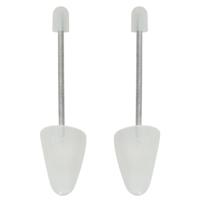 VidaXL Schoenspanners 5 paar eu 35-38 kunststof wit - thumbnail